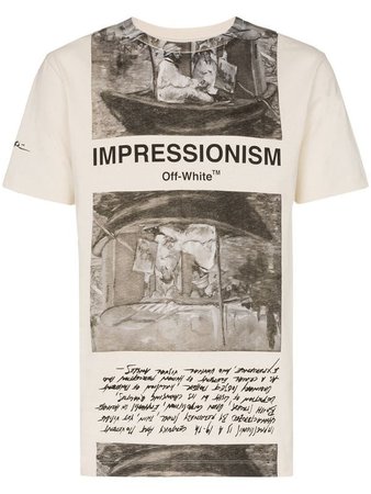Off-White Newspaper Printed T-Shirt $315 - Shop AW19 Online - Fast Delivery, Price