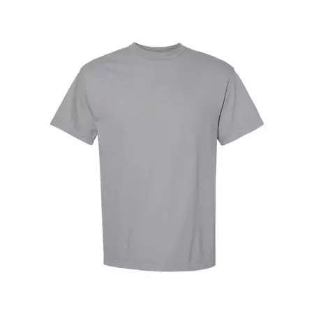 Comfort Colors - Garment-Dyed Heavyweight T-Shirt - 1717 - Granite - Size: 2XL - Walmart.com