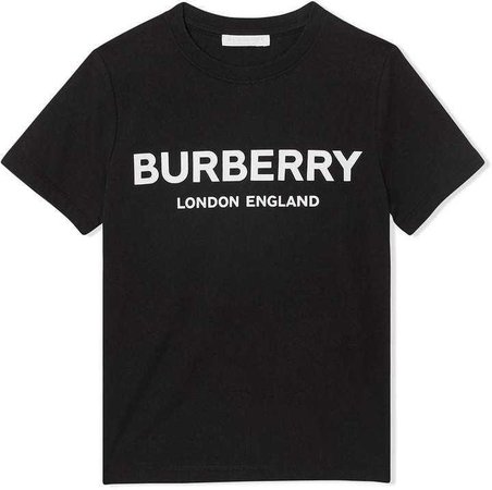 Burberry Logo Print Cotton T-shirt