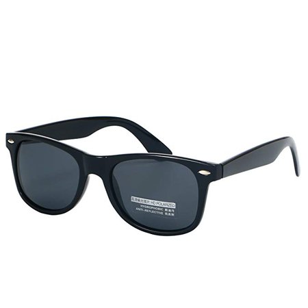 Amazon.com: Retro Style Sunglasses Classic 80's Vintage Style Design (Black Matte): Clothing