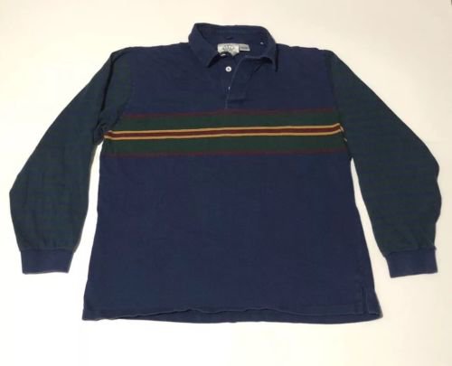 World Island Vintage 90s Striped Long Sleeve Shirt Men’s Extra Large | eBay