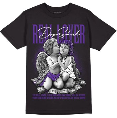 Purple Dopeskill Real Lover T-shirt