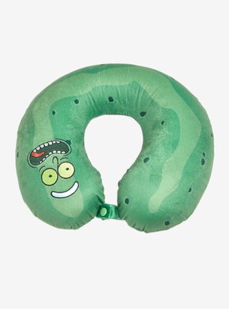 Rick And Morty Pickle Rick Travel Pillow
