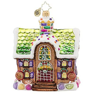 Amazon.com: Christopher Radko Hand-Crafted European Glass Christmas Decorative Figural Ornament, Grandeur in Ginger: Home & Kitchen