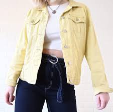 yellow jean jacket - Google Search