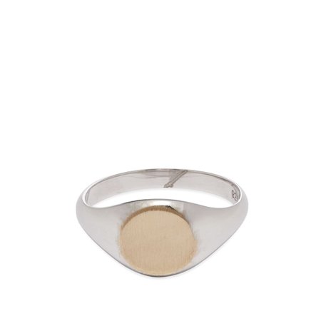Miansai Signet Ring Silver & Gold | END.