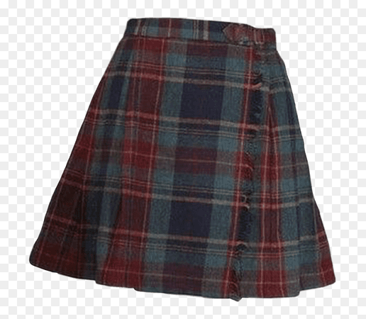 Aesthetic Plaid Skirt Png, Transparent Png - vhv
