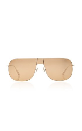 Aviator-Style Titanium Sunglasses by Ambush | Moda Operandi