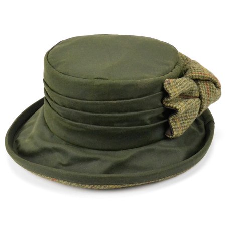 Olive Ribbon Hat
