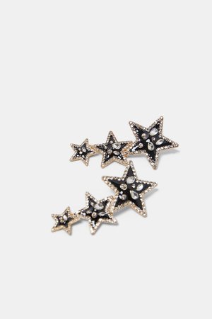 zara star earrings - Google Search