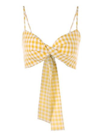 Yellow Gingham top