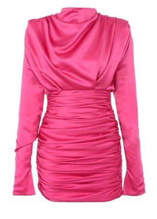 HouseofCb Georgiana Hot pink dress