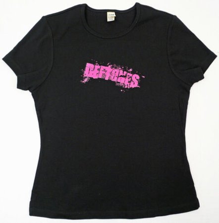 DEFTONES T-shirt Slim Fit Baby Doll Tee JUNIORS XL Black New | eBay