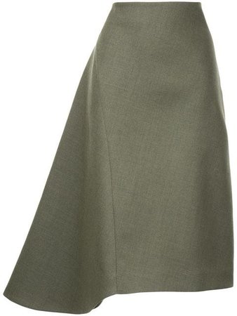 Jil Sander Asymmetric Flared Skirt - Farfetch