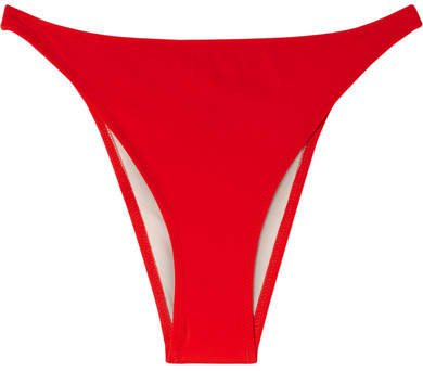 Re/done The Hollywood Bikini Briefs - Red