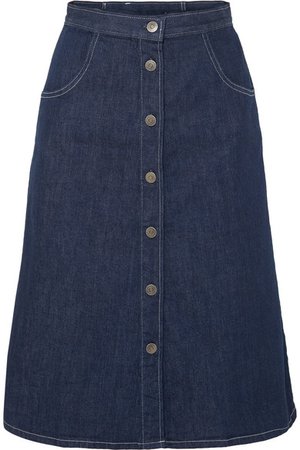 M.i.h Jeans | Callcott organic denim skirt | NET-A-PORTER.COM