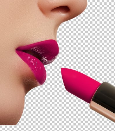 Lip balm Lipstick Cosmetics Lip gloss, Beauty lips close-up details, woman applying pink lipstick PNG clipart | free cliparts | UIHere