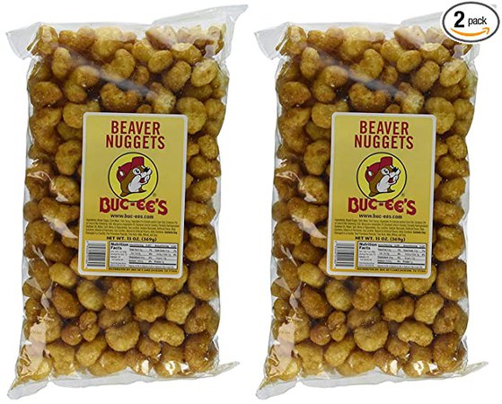 Amazon.com: Buc-ee's Famous Beaver Nuggets Sweet Corn Puff Snacks, 13 Ounces (Pack of Two 13 Ounce Bags - 26 Ounces Total))