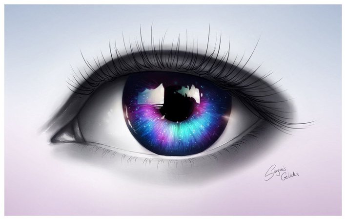 magical iridescent purple eyes - Google Search