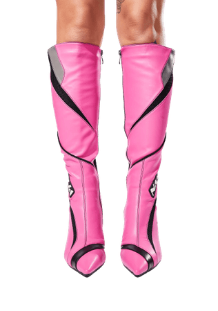 Dick heel motocross boot | Boot pink/black