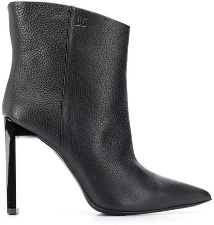 100mm pointed ankle boots