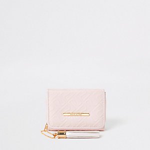 Girls pink rose gold camo trifold purse - Purses - Bags & Purses - girls