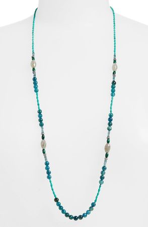 New World Long Beaded Necklace