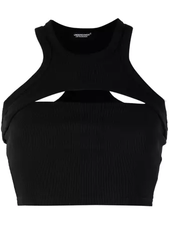 Undercover cut-out Detailing Cropped Top - Farfetch