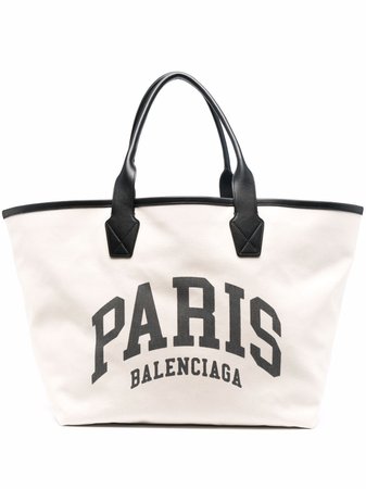 Balenciaga Large Cities Paris Jumbo Tote Bag - Farfetch