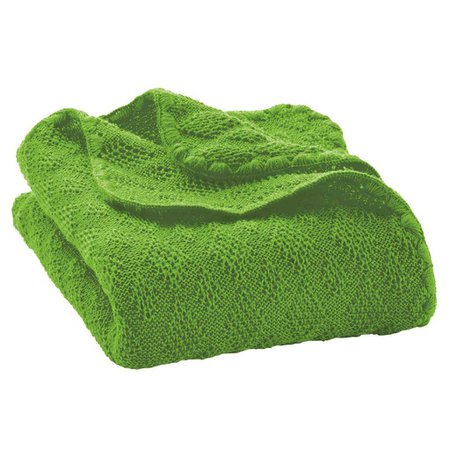 Patura bebelusi Disana lână merinos tricotata - Green - HipHip.ro