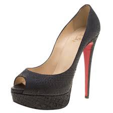 christian louboutin grey heels - Google Search