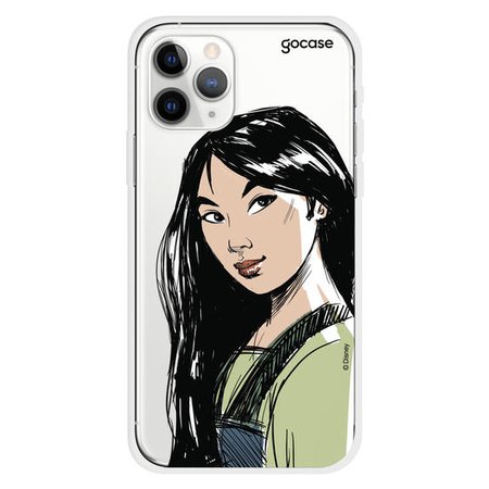 Capinha para iPhone X/XS Princesas - Mulan - Color Black - Gocase