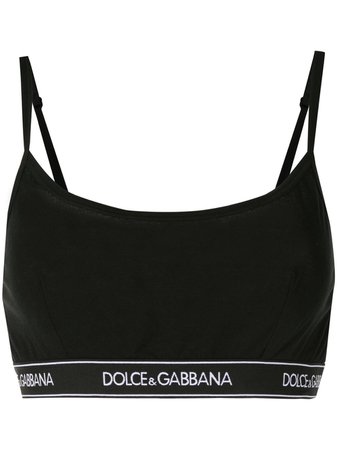 Dolce & Gabbana Logo Hem Bra - Farfetch