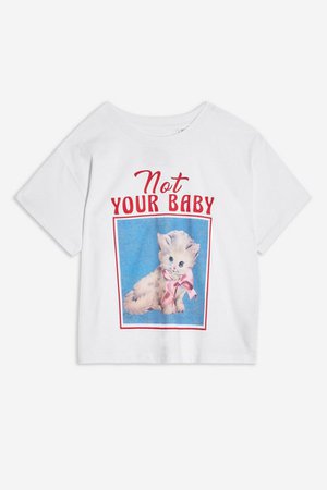 'Not Your Baby' T-Shirt by Tee & Cake | Topshop