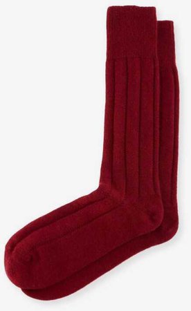 neiman marcus thermal socks dark red burgundy wine maroon oxblood