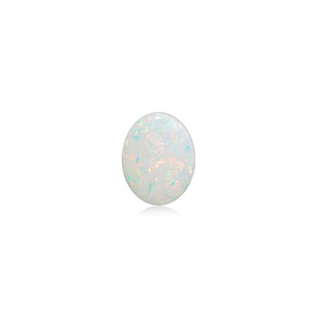 Amazon.com: 0.28-0.60 Cts of 7x5 mm AA Oval Cabachon Australian White Opal ( 1 pc ) Loose Gemstone: Jewelry
