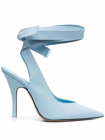 Shop The Attico ankle tie-fastening pumps with Express Delivery - FARFETCH