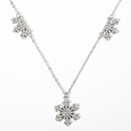 ©Disney Frozen 2 Silver Snowflake Necklace | Claire's US