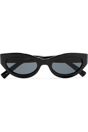 Le Specs | Body Bumpin cat-eye acetate sunglasses | NET-A-PORTER.COM