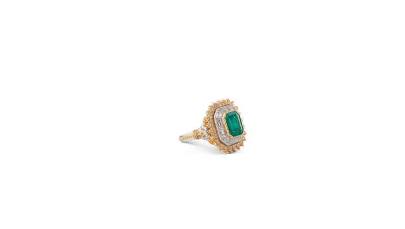 Buccellati, Boboli Emerald ring