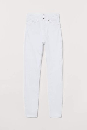Slim-fit Pants - White