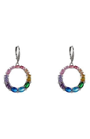 Nina Rainbow Hoop Earrings | Nordstrom