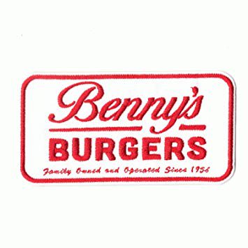 Stranger Things Benny's Burgers Restaurant Logo Iron On Patch: Amazon.ca: Home & Kitchen