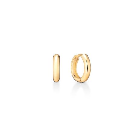 Brinco Argola Fio Redondo 12mm em Prata com Banho de Ouro Amarelo 18k | MONTE CARLO