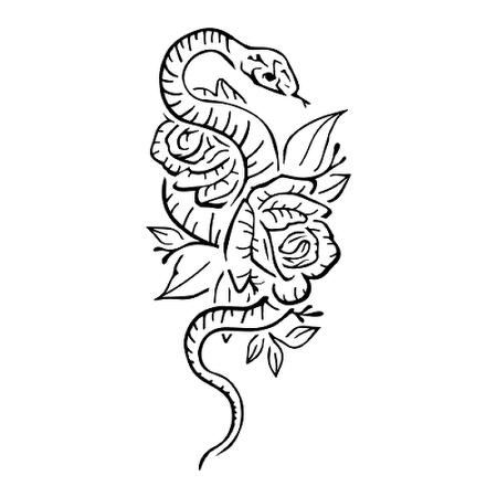Serpentia Tattoo - Semi-Permanent Tattoos by inkbox™