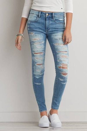 American Eagle Ripped Jeans