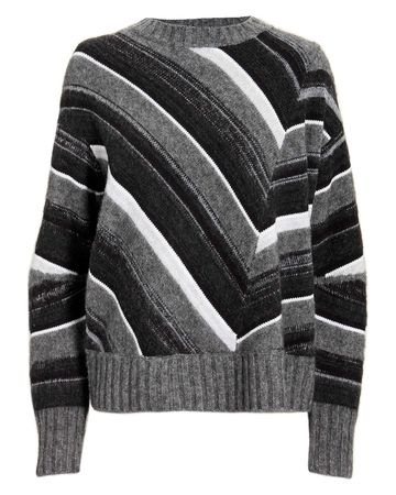 Striped Grey Sweater