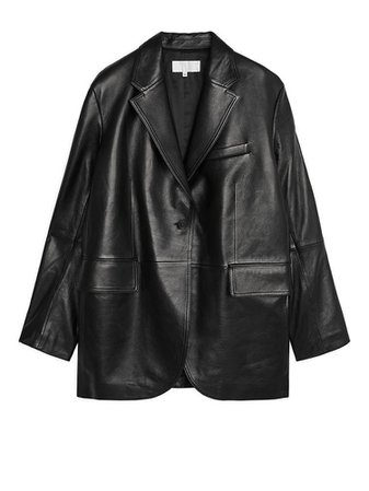 long leather jacket