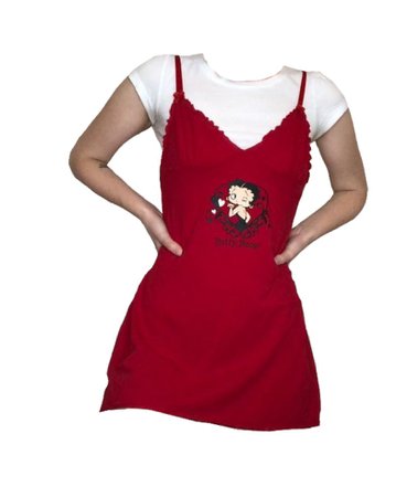 red Betty Boop dress