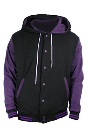 black and purple jacket